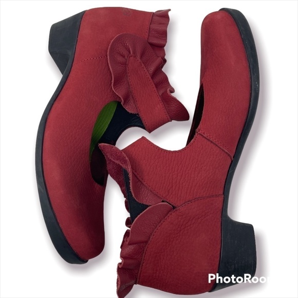 Loints of Holland Mary Jane Heels with Superfeet Insoles – Size 38 Burgundy - Picture 3 of 11